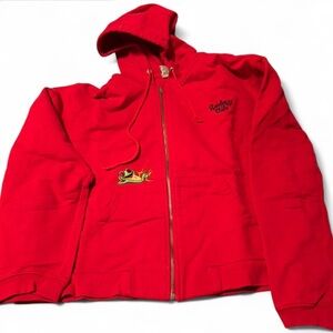 Rainforest Cafe Red Logo Souvenir Zip Up